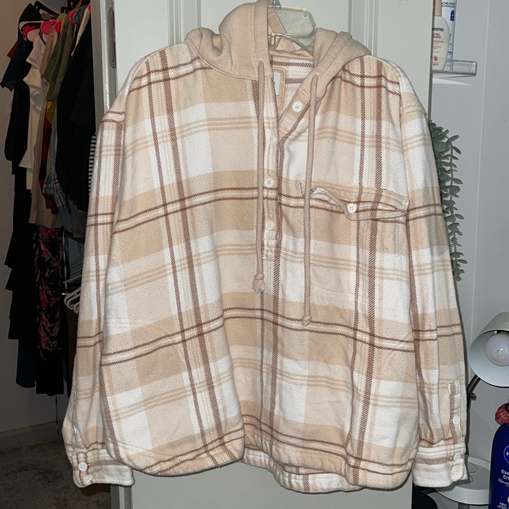 American Eagle flannel sweatshirt